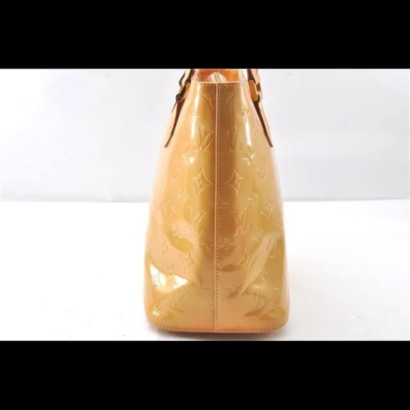 Authentic Louis Vuitton Vernis Houston Shoulder Hand Bag Yellow datecode LW0959 - Picture 11 of 17